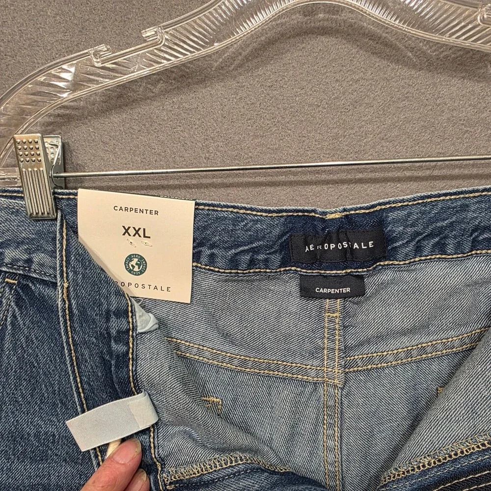 Aeropostale Womens/Mens Carpenter‎ Denim Blue Jeans Size XXL New with Tags